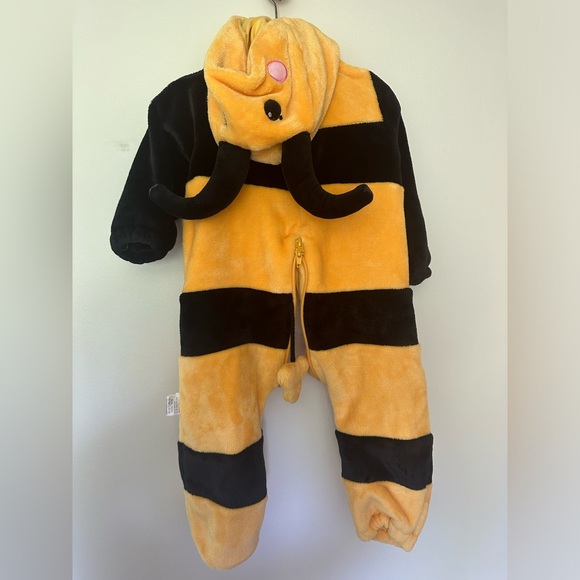 Toddler Bumblebee Onesie Costume - Picture 3 of 9